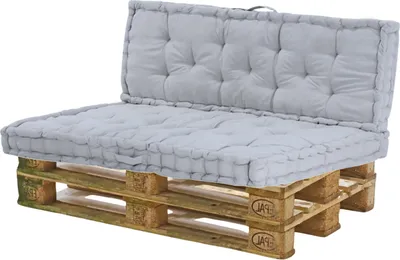 Produktbild von Sitzkissen Set Grau Palettenkissen