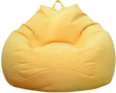 Productafbeelding van Ibenzoa® Grote comfortabele zitzak van stof – Ergonomische zitzak voor woonkamer en buiten, geschikt voor volwassenen en kinderen