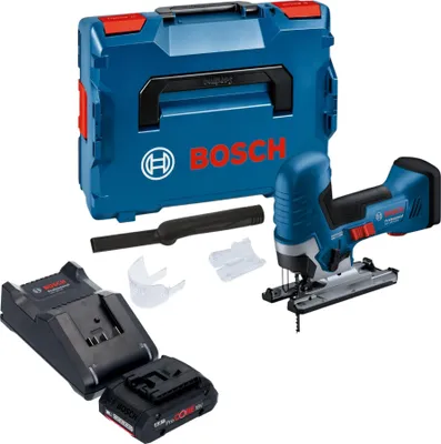 Produktbild von Bosch GST 18V-125 S Professional Akku Stichsäge 18 V 125 mm Brushless + 1x ProCORE Akku 4,0 Ah + Ladegerät + L-Boxx