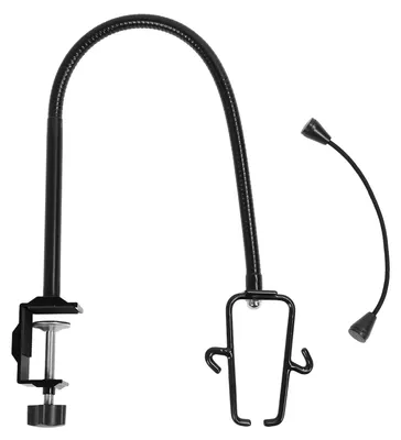 Produktbild von Freisprech-Haartrocknerhalter, verstellbarer Winkel, Klemmhalterung aus Aluminiumlegierung für Arbeitsplatte