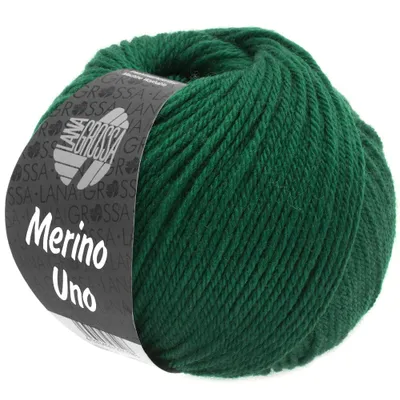Produktbild von Lana Grossa - Merino Uno 0022 flaschengrün