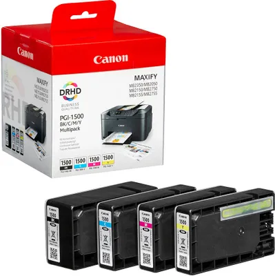 Image de Canon PGI-1500 BK/C/M/Y Multipack - pack de 4