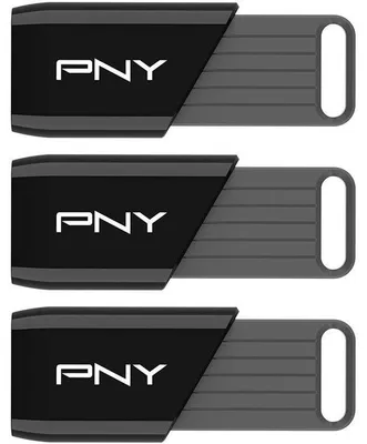 Produktbild von USB-Stick PNY Attaché X, 3.2, 128 GB, 3er-Pack, bis zu 130 MB/s