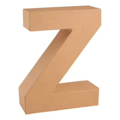 Produktbild von Glorex Papp-Buchstabe Z 17,5 x 5,5 cm