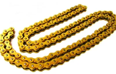 Produktbild von Antriebskette IGM Heavy Duty Gold mit Kettenschloss 420 x 122 für Simson S50 S51