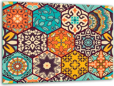 Produktbild von Glas Herdabdeckplatten Schneidebrett Universal 40x30cm Mosaik