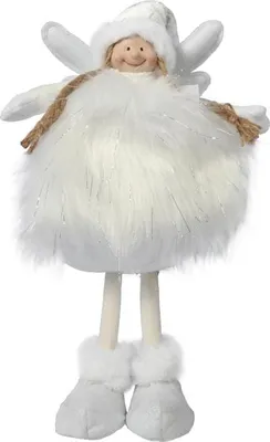 Zdjęcie produktu dla Anioł Biały Wróżka Elf Stojący 46 Cm