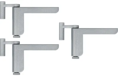 Produktbild von ABUS Türschließer 2603 - 3er Set in silber