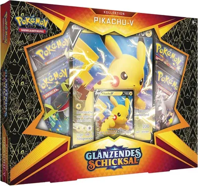 Produktbild von Pokemon Glänzendes Schicksal Pikachu V Kollektion DE