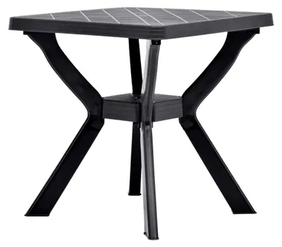 Produktbild von Bistrotisch Gartentisch Balkontisch Beistelltisch Stehtisch Terrassentisch Campingtisch Esstisch Anthrazit 70x70x72cm Kunststoff