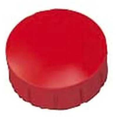 Immagine prodotto di MAUL Magnete rotondo 10 pezzi 0,15 kg Plastica Ferrite infrangibile eroso verniciato Ø 1,5 x 0,7 cm rosso