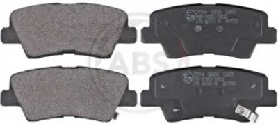 Produktbild von A.B.S. 37914 - OE 583021RA30 Bremsbelagsatz für Accent IV RB, Elantra MD, UD, Elantra AD, Grandeur TG, i10 BA, IA, i10 AC3, AI3, i30 GD, i40 VF, Kona OS, Solaria HCR, Sonata V NF, Sonata VII LF, Tucson TL, Veloster FS, Carens IV, CeeD JD, Cerato YD, Optim