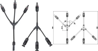 Image de PV-Y distributeur de prises solaires, paire de 3