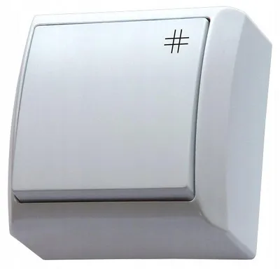 Produktbild von Ospel ŁN-4B/00, Weiß, IP20, 250 V, 10 A, 60 mm, 37 mm