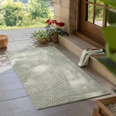 Obrázek produktu pro Carpetsale24 Venkovní Koberec Moderní Boho Design 3D Efekt Odolný UV Ideální na Terasu do Obývacího Pokoje a Kuchyn?, Velikost, 80x250 cm