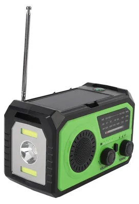 Productafbeelding van Noodradio met 16000 mAh accu en zonne-oplaadfunctie