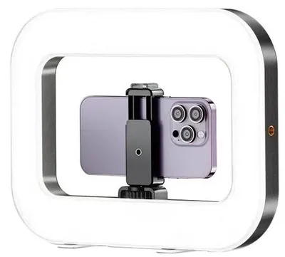 Image de Lampe annulaire à LED pour téléphones portables, sans fil, universelle, pour appareil photo, téléphone portable, iPad, ordinateur portable, maquillage
