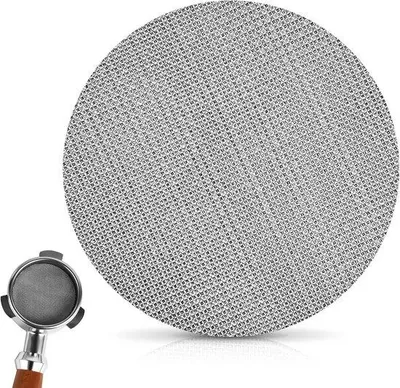 Zdjęcie produktu dla Filtry do kawy o wymiarach 53,5 mm, wykonane ze stali nierdzewnej, osłona do sitka ekspresu do kawy, grubość 1,7 mm
