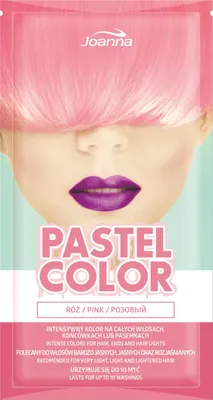 Zdjęcie produktu dla Joanna Pastel Color Szampon koloryzujący Róż, 35g