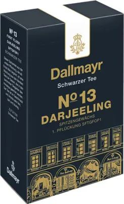 Produktbild von Dallymayr No. 13 Darjeeling Schwarzer Tee | loser Tee | 100g