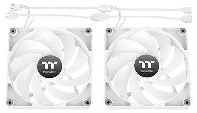 Produktbild von Thermaltake CT140 Reverse ARGB, Ventilator, 14 cm, 500 RPM, 1800 RPM, Weiß