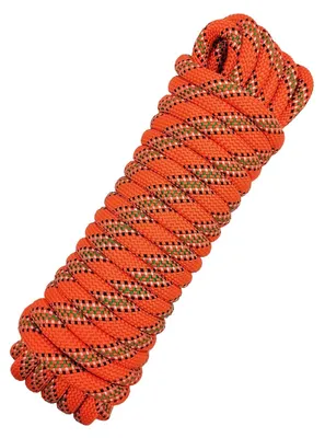 Immagine prodotto di Corda multifunzionale da 10 mm - Ideale per campeggio e sicurezza - Arancione, 10 metri