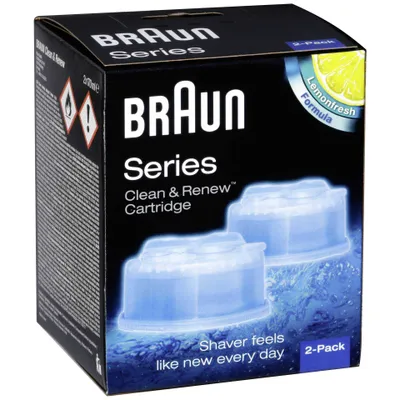 Produktbild von Braun Clean & Charge refills, Reinigungskartusche, Blau