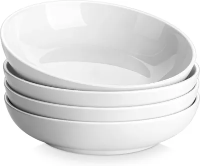 Produktbild von MALACASA Pastateller Suppenteller Salatteller Servierteller Set 4tlg. 1250ml