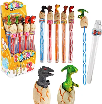 Produktbild von Seifenblasenstab Dinosaurier XL - inkl. 125 ml  Flüssigkeit