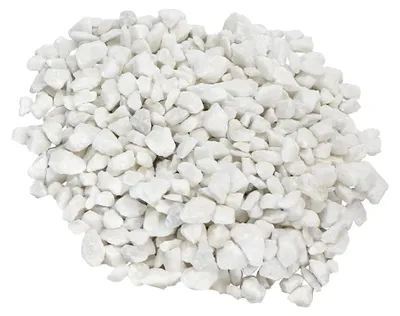 Produktbild von 500g Streudeko Steine Gekalkt Weiß für Tischdekoration