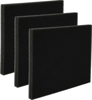 Produktbild von vhbw 3x Staubsaugerfilter kompatibel mit Philips FC9920, Performer Expert, FC9922, FC9932, FC8726, FC8727 Staubsauger - Schaumstofffilter Schwarz