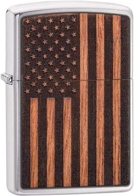Immagine prodotto di Accendini Zippo 29966 Woodchuck Bandiera americana Uomo Marrone Metallo