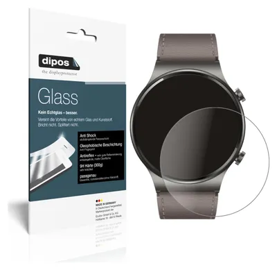 Zdjęcie produktu dla 2x folia ochronna do Huawei Watch GT 2 Pro matowa - folia antywstrząsowa 9H dipos Glass szkło plastikowe