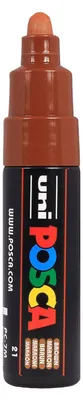 Produktbild von POSCA PC-7M Braun, Braun, Mehrfarbig, 1 Farben, Tinte auf Wasserbasis, Rundspitze, Rund