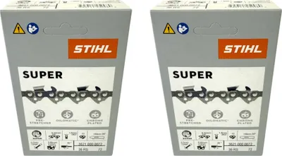 Immagine prodotto di Stihl 2x 3/8" Rapid Super 3 (RS3) catena per sega 50 cm 3/8" 1,6 mm 72 TG 2 pezzi ( 2x 36260000072 )