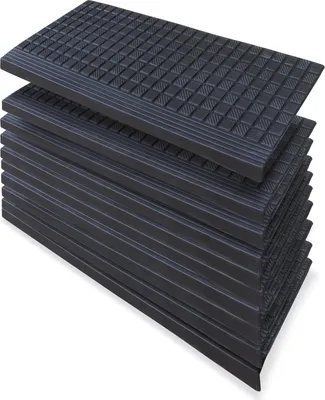 Produktbild von Antirutsch Treppenmatte - Geruchsneutraler Gummi - 1 Stück - 64,5 x 25 cm