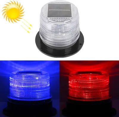 Obrázek produktu pro Auto solární nabíjení varovné světlo (bílá)