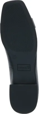 Produktbild von Caprice Damen Ballerina aus Leder mit Trapezabsatz und karrèe Spitze 9-22101-45, Größe:39 EU, Farbe:Blau