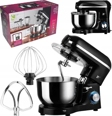 Zdjęcie produktu dla Robot Kuchenny Lafe Mpl-001K 1300W 4W1 Mocna Misa 6L Z Blenderem I Robotem Kuchennym