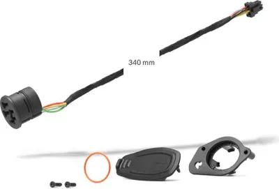 Immagine prodotto di Kit presa di ricarica Bosch PowerTube 340 mm (BCH287) - collegamento affidabile per...