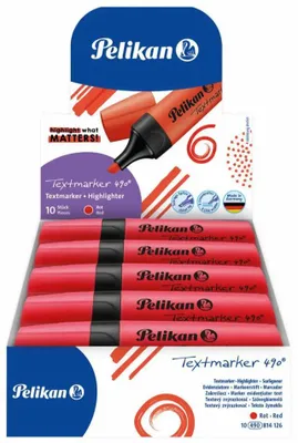 Produktbild von Pelikan Textmarker 490 1-5mm – Rot