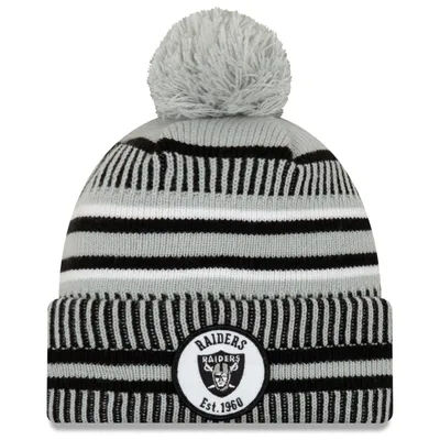Produktbild von New Era Las Vegas Raiders 2019 Sideline Home 1960 Reverse OTC Beanie weiß One-Size
