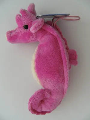 Produktbild von Plüschtier Seepferdchen 15 cm, rosa, Stofftier Kuscheltier Plüschtiere Tiere Wassertier