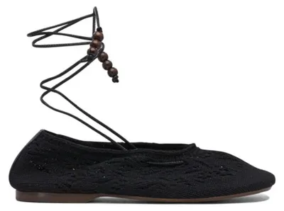 Imagen del producto de Zapatillas de ballet para mujer, color negro, talla 38
