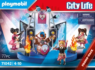 Produktbild von PLAYMOBIL City Life 71042 Music Band