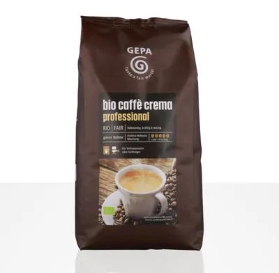 Produktbild von Gepa  Caffé Crema 1kg Kaffeebohnen