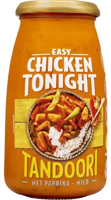 Image de Sauce Tandoori Chicken Tonight 520g – Marinade et sauce de cuisson authentiques de style indien