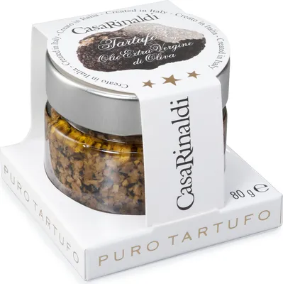 Image de Casa Rinaldi Truffes noires moulues à l'huile d'olive en bocal 80g