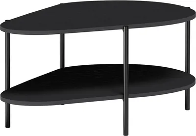 Produktbild von BETTSO Couchtisch mit Ablage LUMI schwarz für das Wohnzimmer