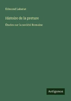 Produktbild von Histoire de la preture